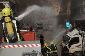 عجلون .. حريق بمبنى التلفزيون .. وسائق يدهس طفلا ويلوذ بالفرار