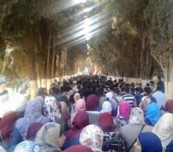 بالصور .. تظاهرة حاشدة بعد مؤتمر الطراونة