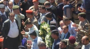 بالصور...تشييع جثمان الشهيد الطيار الرائد معاذ بني فارس