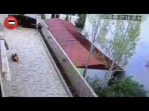 بالفيديو .. خادمة تقفز من شرفة منزل في عمان !!