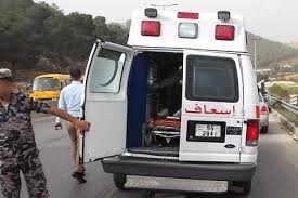 22 اصابة اثر حادث تصادم بين باص عمومي وباص تابع لأحد المدارس الخاصة في السلط