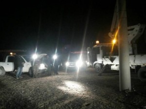 إطلاق نار على مغذي الجفر الكهربائي