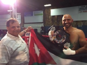 الرياضي الاردني عامر المحسيري يفوز ببطولة العالم للكيك بوكسنج