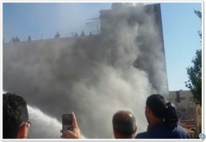 بالفيديو  .. اخماد حريق في مستودع للأجهزة الكهربائية في عمّان .. ولا إصابات