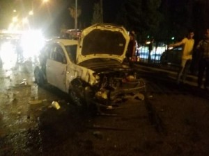 بالصور...إصابة ستة أشخاص إثر حادث سير مروع ناجم عن "سرعة جنونية" على طريق "الجامعة"