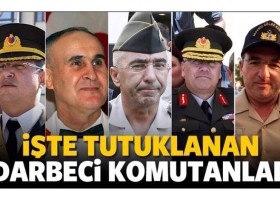 هؤلاء هم قادة الانقلاب الفاشل في تركيا!!!