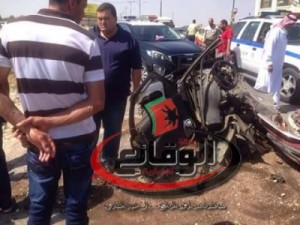 بالصور....وفــاتان واصابتان في حادث تصادم عنيف في محافظة اربد