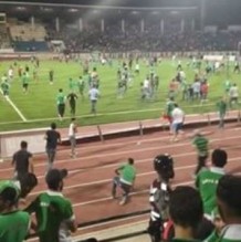 بالفيديو والصور... 5 اصابات وتوقيف 6 اشخاص إثر أعمال شغب بين جمهوري الـوحدات والـرمثـا