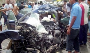 إصابة 10 أشخاص اثر حادثي تصادم في إربد والزرقاء