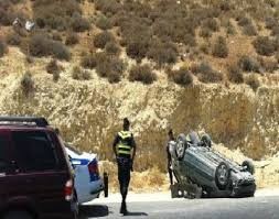 وفاة شخص وإصابة (4) آخرين اثر حادث تدهور على دوار أم الرصاص في مادبا