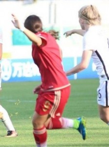 منتخب النشميات يخسر امام المكسيك ويودع المونديال