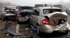 إصابة (17) شخص اثر حادثي تصادم اربد وجرش