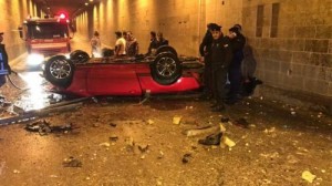 حادث سير غريب في عمان