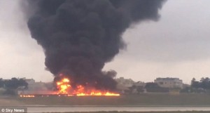 قتلى بتحطم طائرة عقب إقلاعها من مالطا