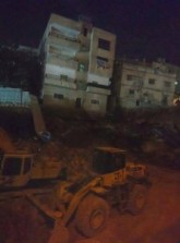 اخلاء 3 بنايات اثـر انهيار جوانب حفرية في عمان