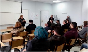 د.رنا المطارنة تلتقي طلبة "العمارة والتصميم" بجامعة عمان الأهلية وتثمن صدارة تخصص الفنون السمعية والبصرية بالمركز الاول على الجامعات