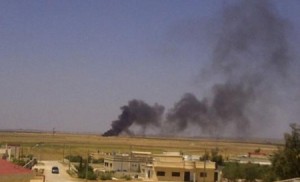 دوي الانفجارات السورية يهز منازل بالمفرق