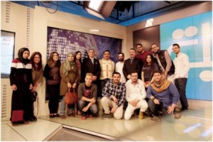 كلية العمارة بجامعة عمان الاهلية تنظم زيارة لقناة دجلة الفضائية