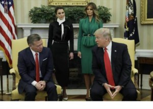 الملك يلتقي ترامب في البيت الأبيض