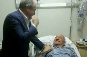 الملقي يزور النائب خالد رمضان في المستشفى