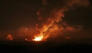 الرمثا .. اصوات الانفجارات في الجانب السوري تهز المنازل