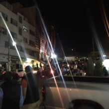 بالصور .. الأمن يطارد مركبة أطلقت النار في منطقة الدوار السابع