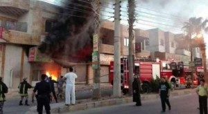 إضرام النار بمحل تجاري في الصريح وتجدد لأعمال الشغب