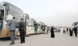 إلزام حافلات المعتمرين بالفحص الفني والحصول على تصريح مغادرة