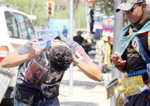 درجات الحرارة أعلى من معدلاتها الاعتيادية بحوالي (6-8) درجات مئوية الثلاثاء