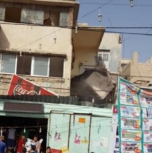 انهيار جزئي في عمارة بمنطقة ماركا الجنوبية