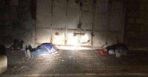 النوم على الطرقات في انتظار جمعة الاقصى