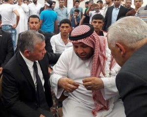 الملك لوالد الجواودة: ابنك هو ابني ولن افرط بحقه