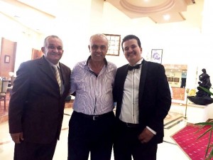 تهنئة وتبريك من نادي الارينا الرياضي للكابتن احمد سعادة بمناسبة حفل زفافه