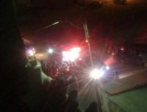 اصابتان وحرق مركبة بمشاجرة مسلحة في بلدة الصريح باربد