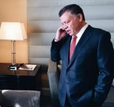 الملك والسيسي يبحثان باتصال هاتفي تطورات المصالحة الفلسطينية