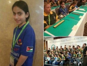 أردنية الثالثة عالميا في الحساب الذهني