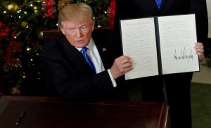 ترمب: اخذنا القدس الجزء الاصعب واسرائيل دفعت الكثير