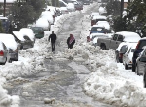 أخر التحديثات على الحالة الجوية : بدء تساقط الثلوج الليلة و سيستمر حتى صباح غداً