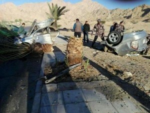وفاة سائق مركبة انشطرت نصفين بعد تدهورها