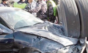اصابة 13 مواطن اثر 3 حوادث تصادم وتدهور في اربد وجرش ومادبا