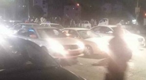 اعمال شغب وتكسير محال بعد انتهاء مباراة الرمثا وشباب الاردن في اربد