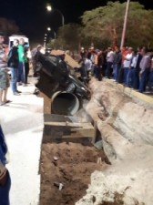 مسلسل سقوط المركبات مستمر في مشاريع حفريات العقبة !