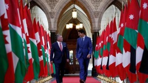 الملك ورئيس وزراء كندا يبحثان التطورات الاقليمية والدولية