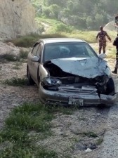 بالصور ... 7 إصابات اثر حادث تصادم وقع على مثلث الكسارات في وادي سموع باربد