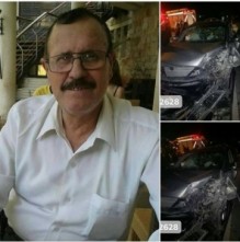 وفاة رئيس بلدية المزار الشمالي السابق المهندس " محمود الحوراني " اثر حادث سير