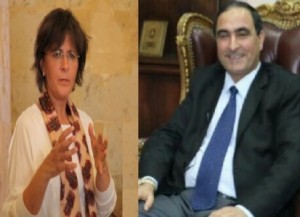 مشادات كلامية بين وزيرة السياحة و رئيس بلدية الشوبك اثناء اجتماع في معان : "شبعتونا كلام"