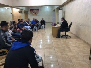 بالصور- السعود يترأس اجتماعا مع قيادات اعتصام "الامانة" ويلتقي الشواربة غدا