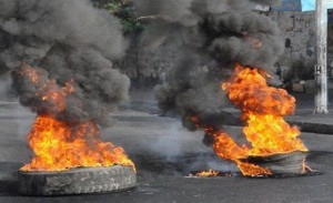 اعمال شغب في البقعة ومواجهات بين الامن ومواطنين