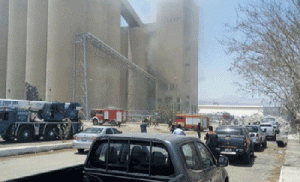 وفاة سابعة بانفجار صوامع العقبة