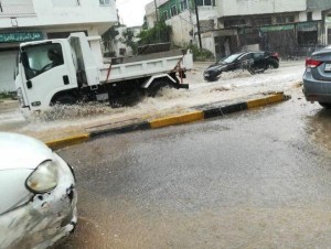 امطار نادرة في عمان والشمال